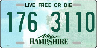 NH license plate 1763110
