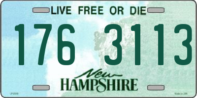 NH license plate 1763113