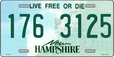 NH license plate 1763125