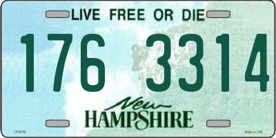 NH license plate 1763314