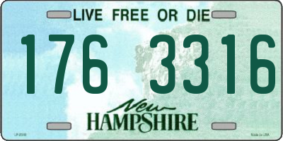 NH license plate 1763316