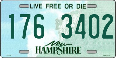 NH license plate 1763402