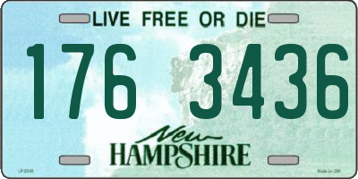 NH license plate 1763436