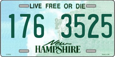 NH license plate 1763525