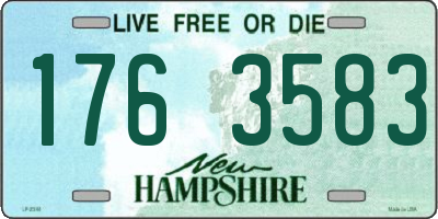 NH license plate 1763583