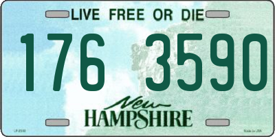 NH license plate 1763590