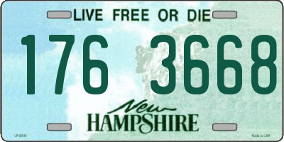 NH license plate 1763668