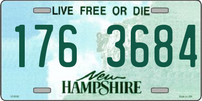 NH license plate 1763684