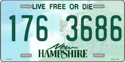 NH license plate 1763686