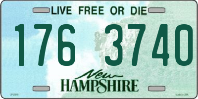 NH license plate 1763740