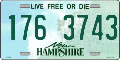 NH license plate 1763743