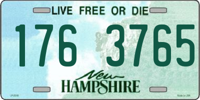 NH license plate 1763765