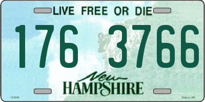 NH license plate 1763766