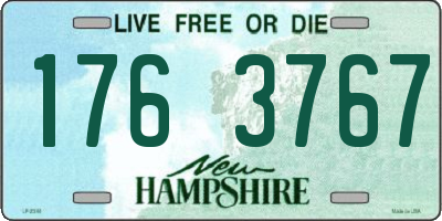 NH license plate 1763767