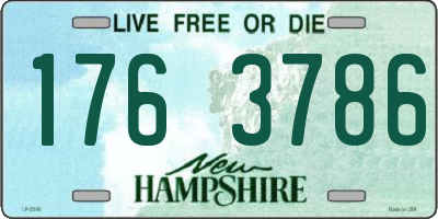 NH license plate 1763786