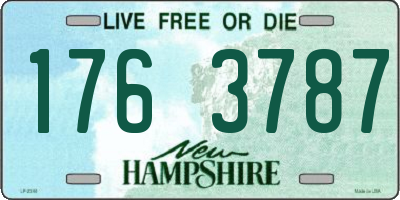 NH license plate 1763787