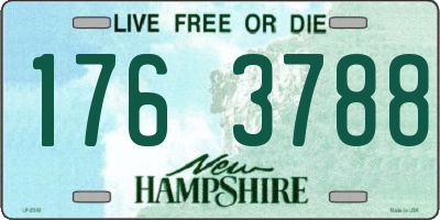 NH license plate 1763788
