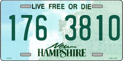 NH license plate 1763810