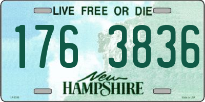 NH license plate 1763836