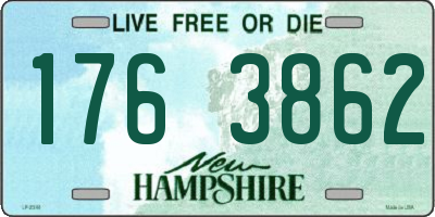 NH license plate 1763862
