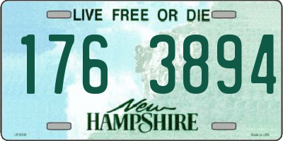 NH license plate 1763894