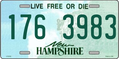 NH license plate 1763983