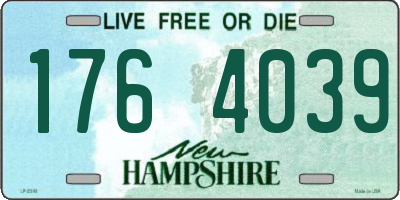 NH license plate 1764039