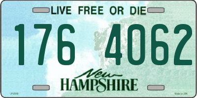 NH license plate 1764062