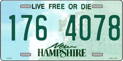 NH license plate 1764078