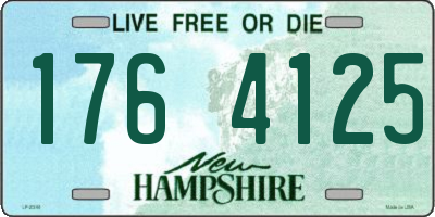 NH license plate 1764125
