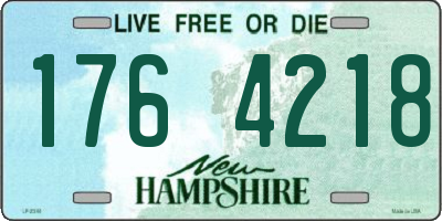NH license plate 1764218