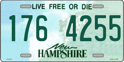 NH license plate 1764255
