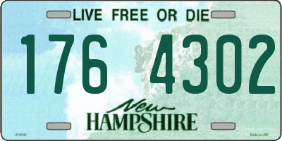 NH license plate 1764302