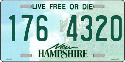 NH license plate 1764320