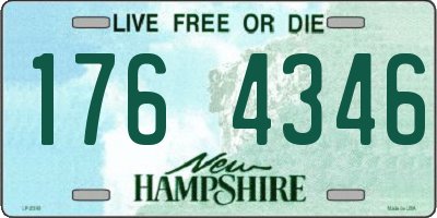 NH license plate 1764346