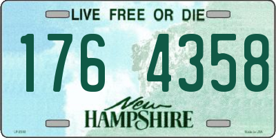 NH license plate 1764358