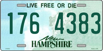 NH license plate 1764383