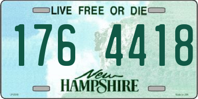 NH license plate 1764418