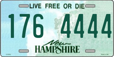 NH license plate 1764444