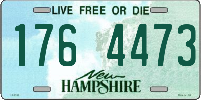 NH license plate 1764473