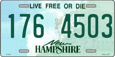NH license plate 1764503