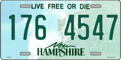NH license plate 1764547