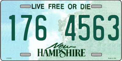NH license plate 1764563