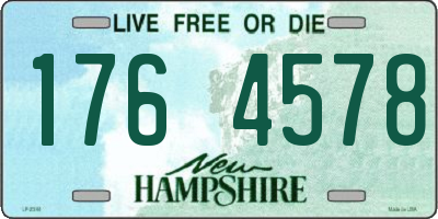 NH license plate 1764578