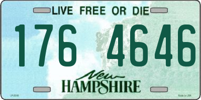 NH license plate 1764646