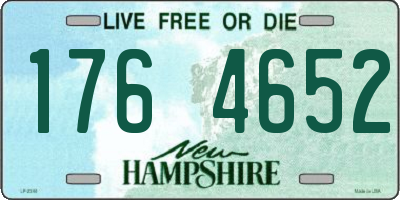 NH license plate 1764652