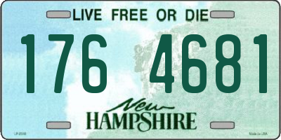 NH license plate 1764681