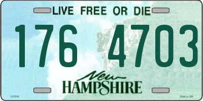 NH license plate 1764703