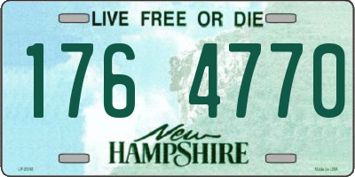 NH license plate 1764770
