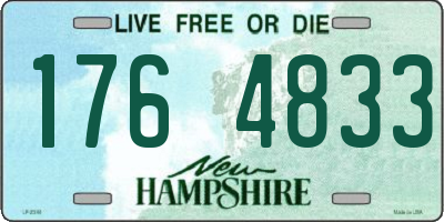 NH license plate 1764833